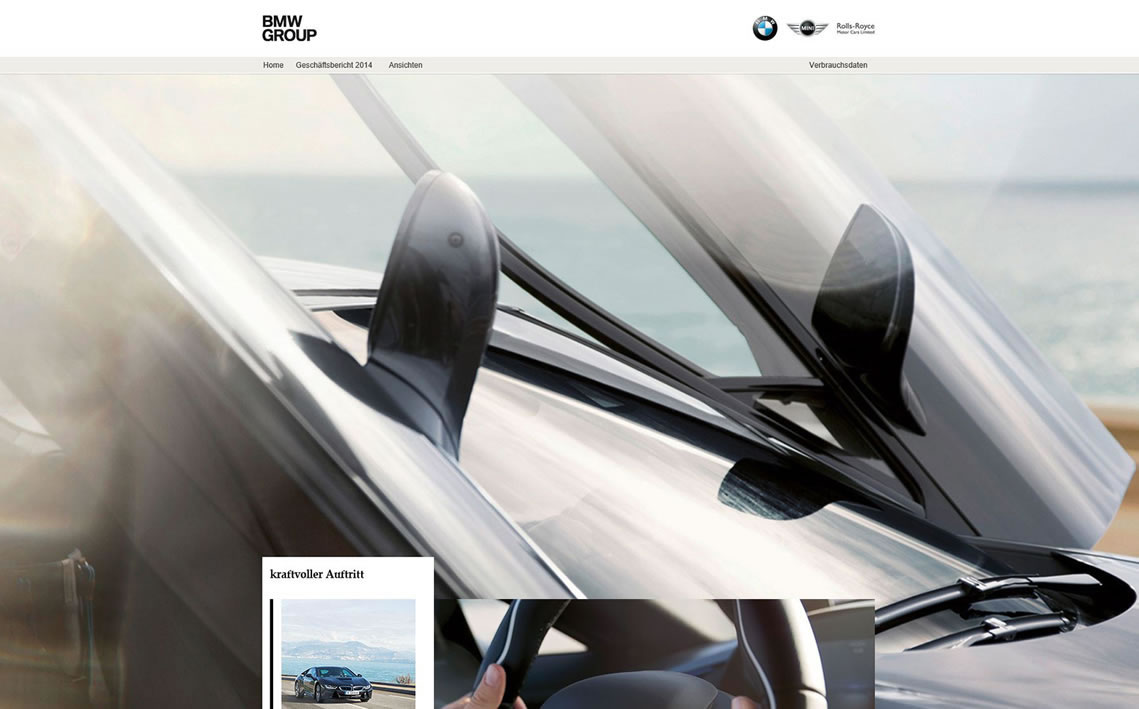 BMW Group Geschaeftsbericht2014 BMW I8 06